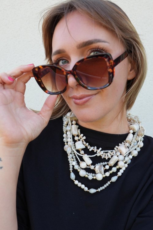Lunettes solaires papillon