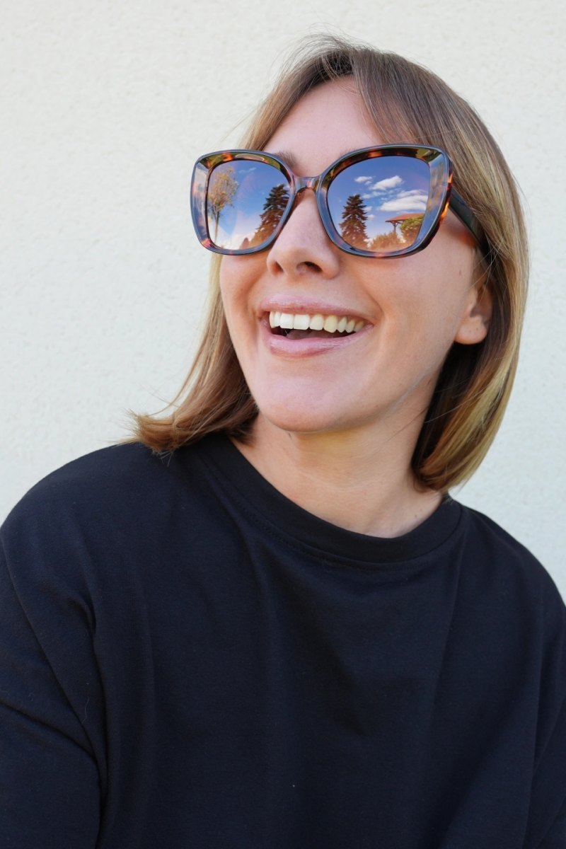 Lunettes solaires papillon