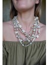 Collier perles multi-rangs