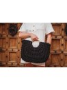 Sac tressé noir