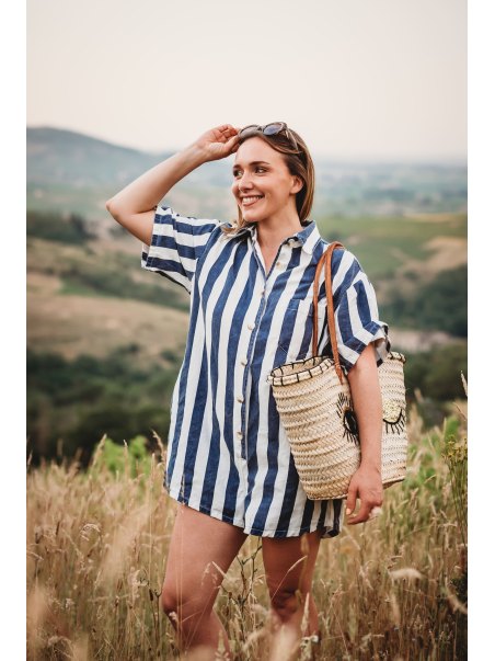 Combishort rayée