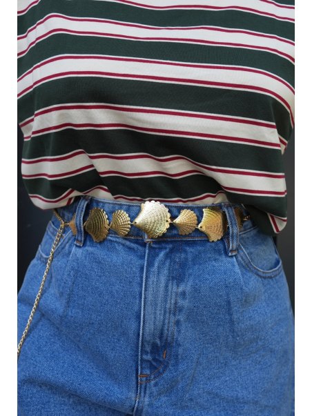 Ceinture chaîne coquillage