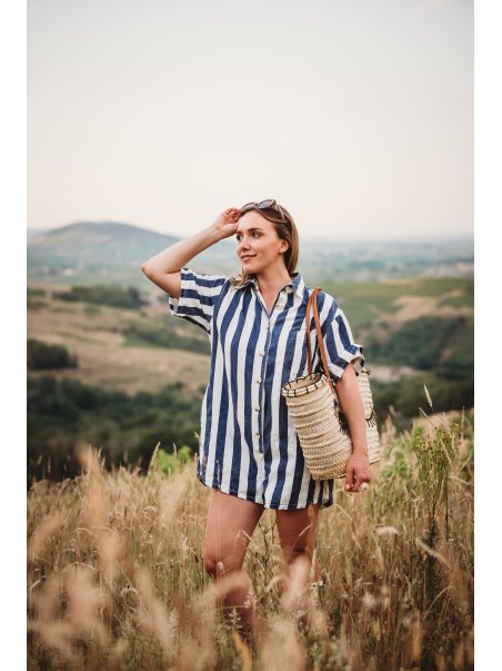 Combishort rayée