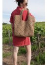 Tote raphia Clarisse