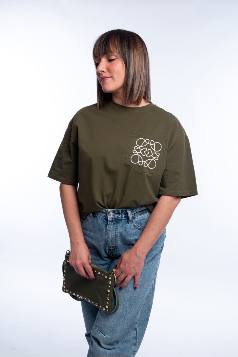 T-shirt Olive