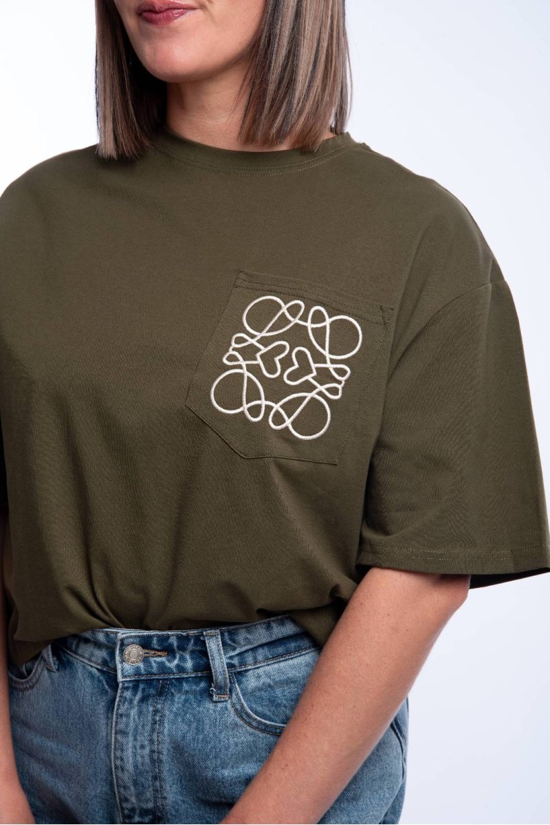 T-shirt Olive