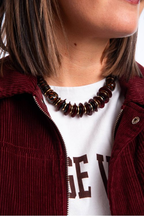 Collier Grenat