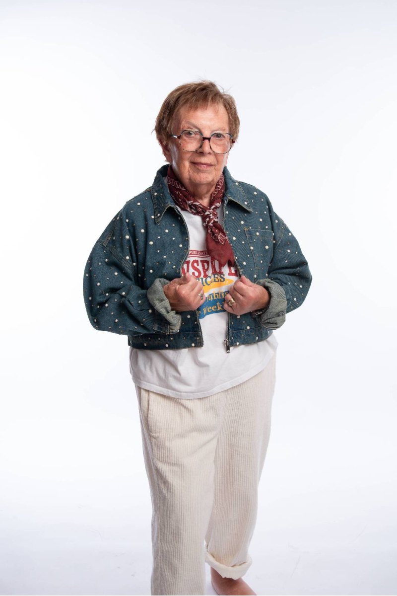 Veste jean clous