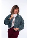 Veste jean clous