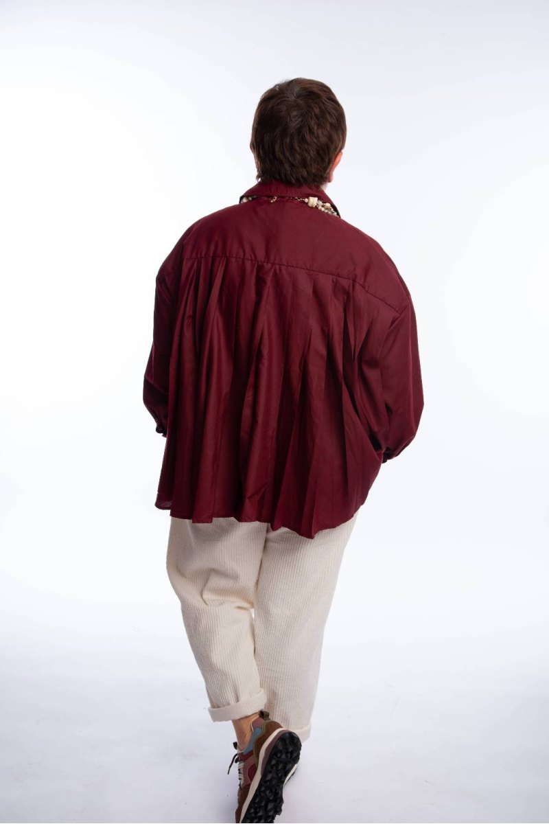 Chemise plissée