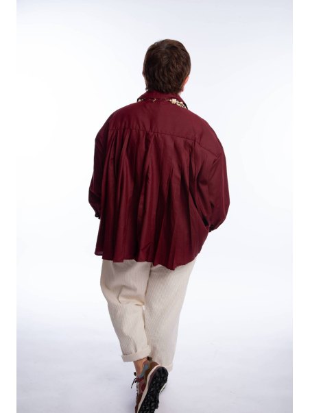 Chemise plissée