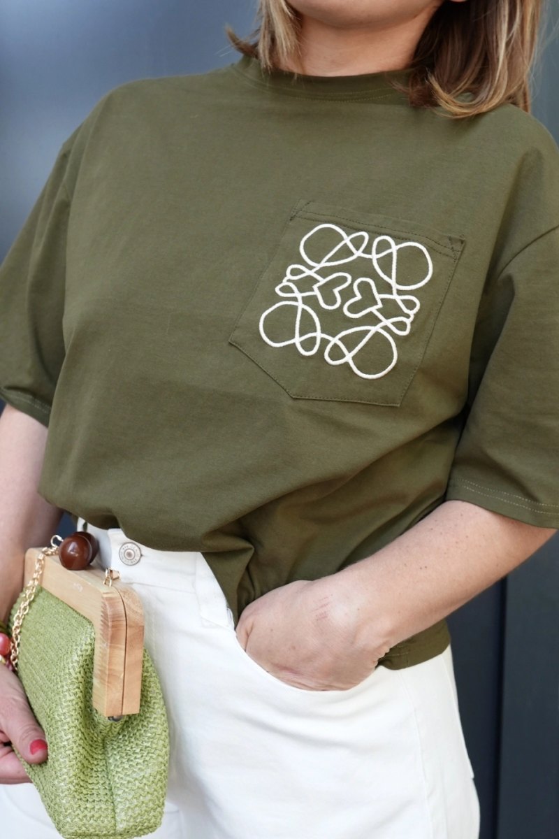 T-shirt Olive