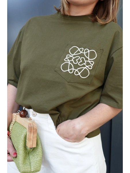 T-shirt Olive