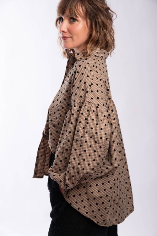 Chemise Polka Choco