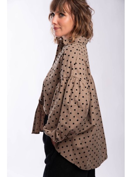 Chemise Polka Choco