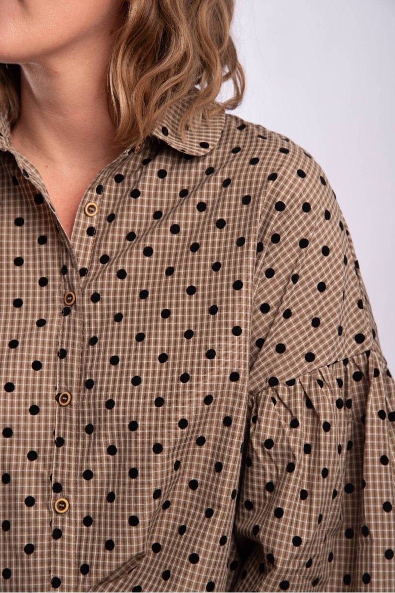 Chemise Polka Choco