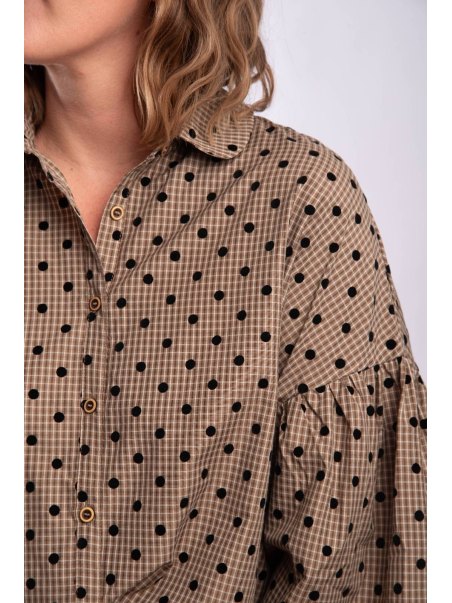 Chemise Polka Choco