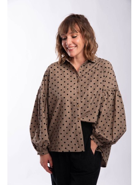 Chemise Polka Choco