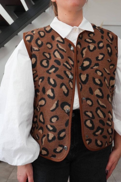Gilet léopard