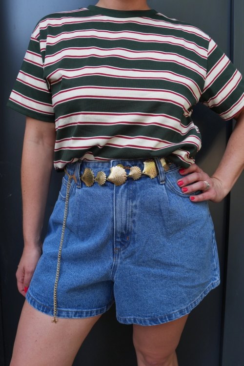Short en jeans