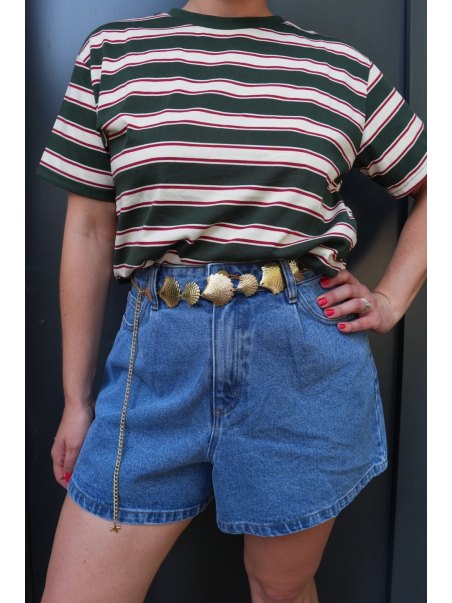 Short en jeans