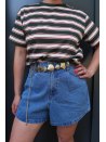 Short en jeans