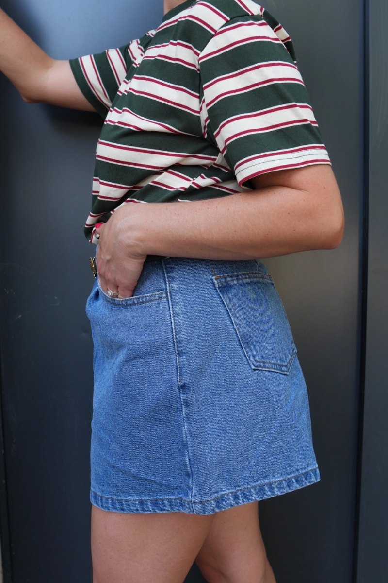 Short en jeans