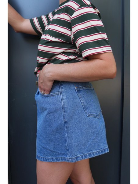 Short en jeans